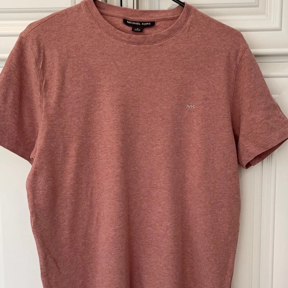 Michael Kors Men's T Shirt Medium M Cotton MK Logo - Picture 4 of 9